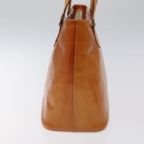 LOUIS VUITTON Monogram Vernis Houston Hand Bag Beige M91004 - Picture 4 of 16